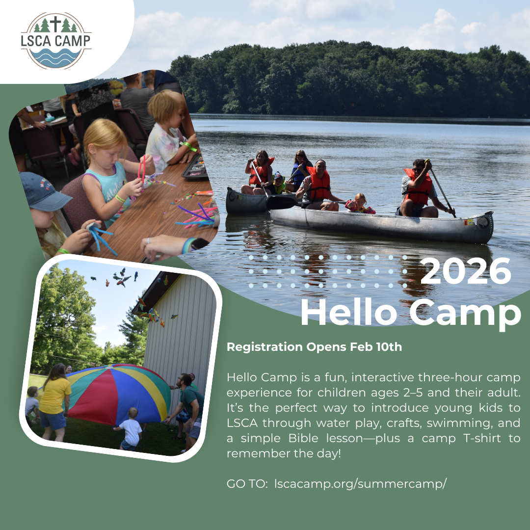 2026 Hello Camp registration open for children aged 5-11, with fun activities and meals included.